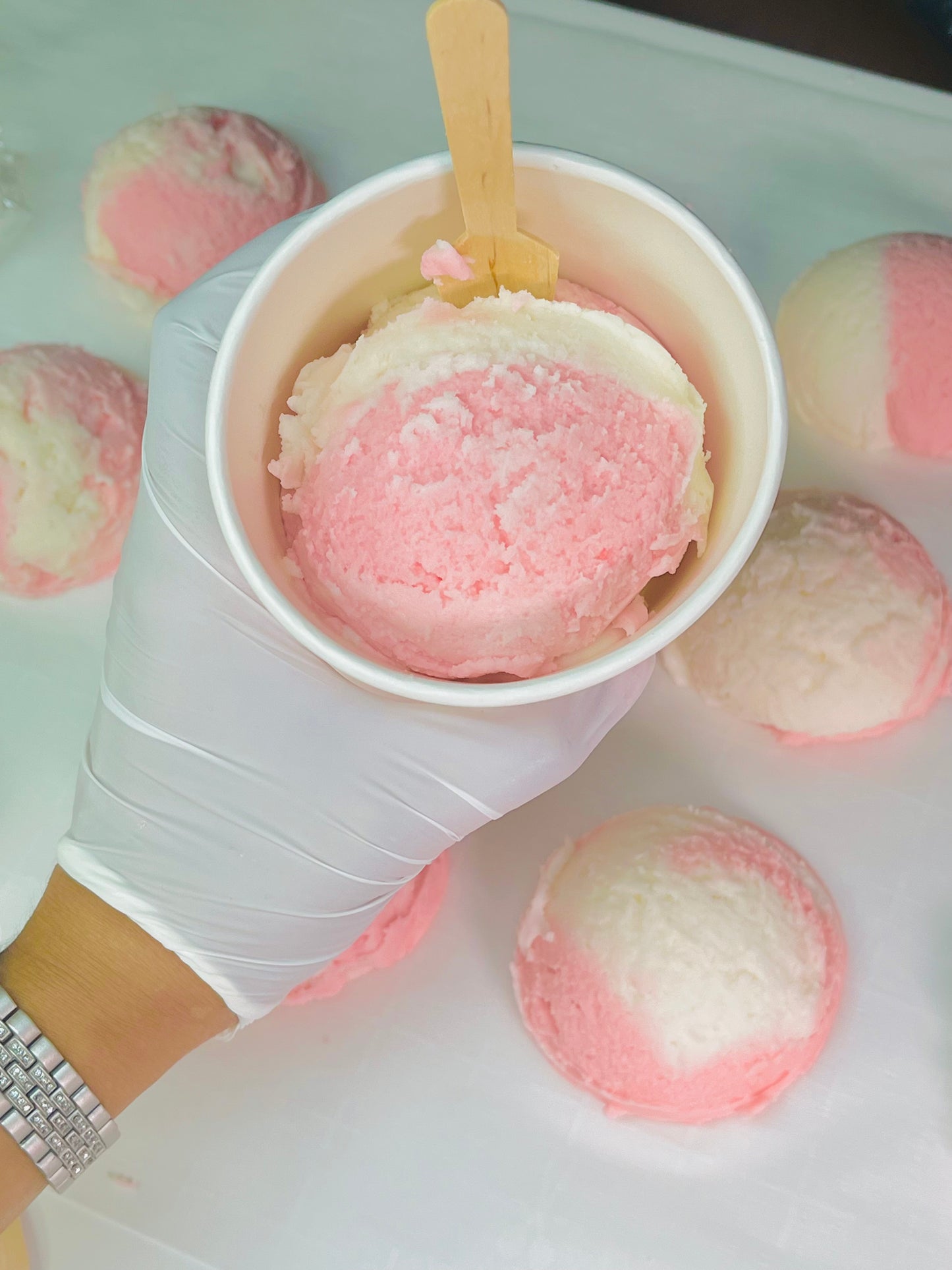 Ice Cream Bubble Bath Scoops