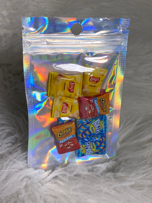 Assorted Acrylic Chip Bags